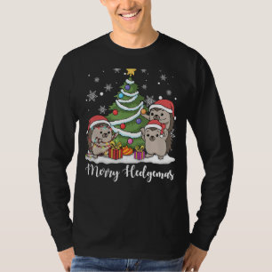 Camiseta Merry Hedgemas Tres Navidades de Santa Hedgehog Sw