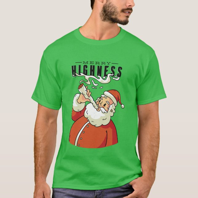 Camiseta Merry Highness Santa (Anverso)