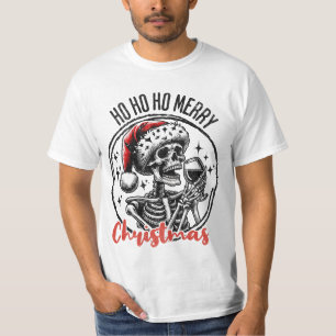 Camiseta Merry Ho de Santa Skull