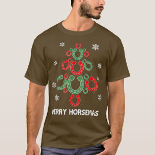 Camiseta Merry Horsemas Hípica Animal Lover Fun Xm