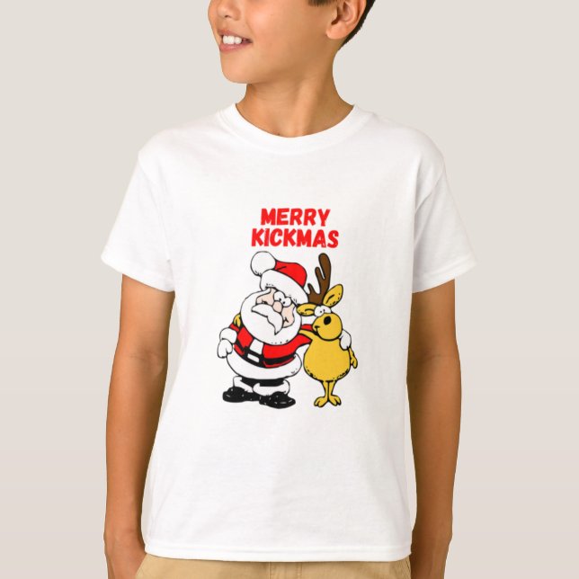 Camiseta Merry Kickmas (Anverso)