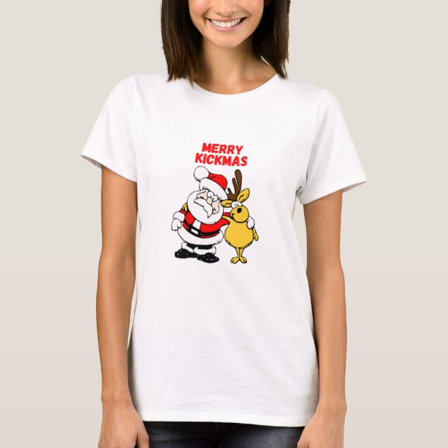 Camiseta Merry Kickmas (Anverso)