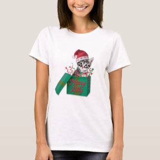 Camiseta Merry Kitty, Feliz Navidad