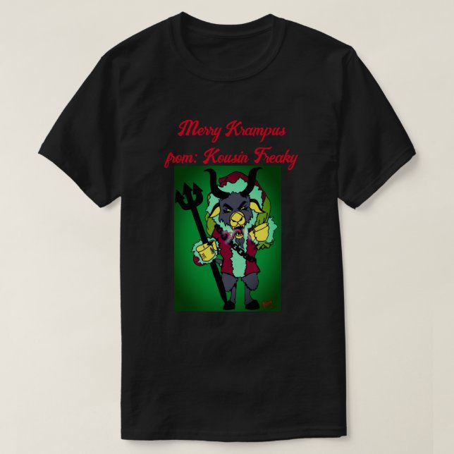 Camiseta Merry Krampus (Diseño del anverso)