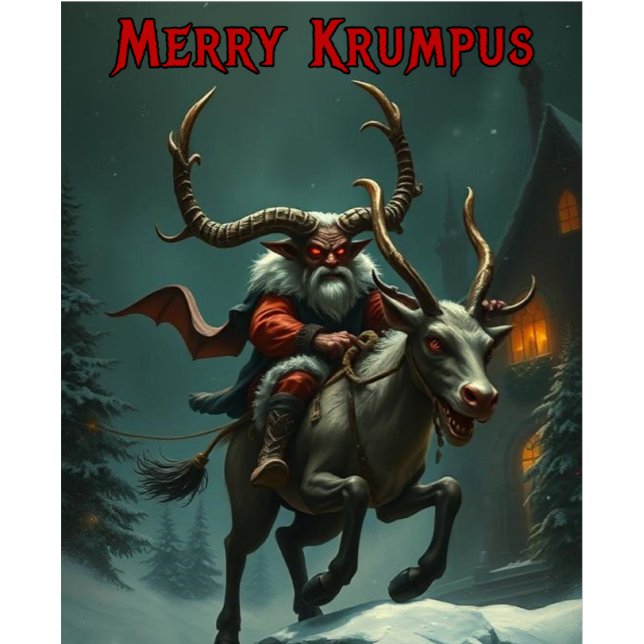 Camiseta Merry Krampus Demon (Subido por el creador)