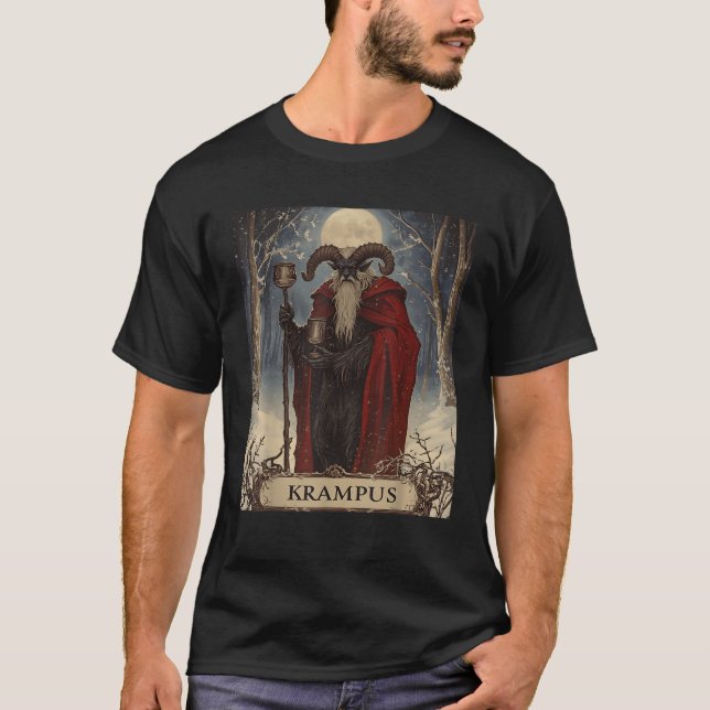 Camiseta Merry Krampus Pajama Funny Navidades Horror S (Anverso)