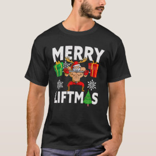 Camiseta Merry Liftmas - Navidades Bodybuilder Gym Workout