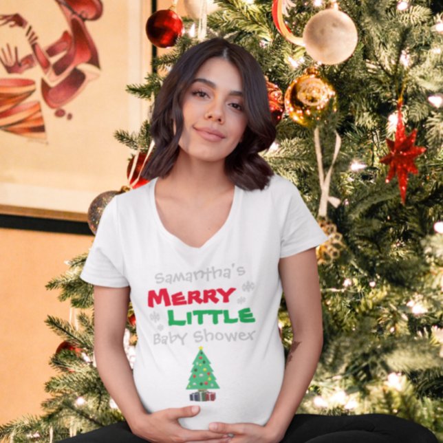 Camiseta Merry Little Baby Shower (Subido por el creador)