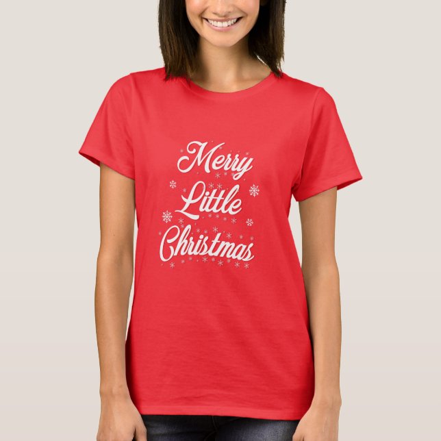 Camiseta Merry Little Navidades (Anverso)