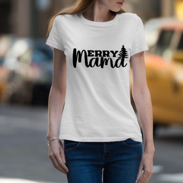 Camiseta Merry Mama T-Shirt (Subido por el creador)
