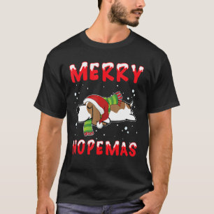 Camiseta Merry Nopemas Basset Hound Nope Lazy Pajamas Chris