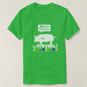 Camiseta Merry Oink-Mas