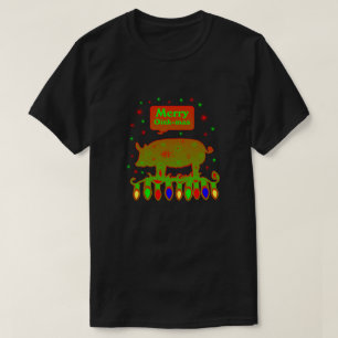 Camiseta Merry Oink-Mas