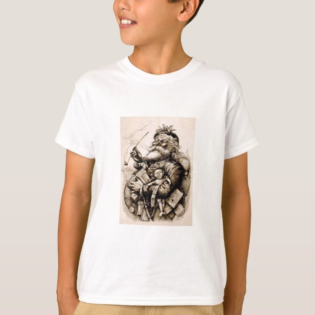 Camiseta Merry Old Santa Claus (Anverso)