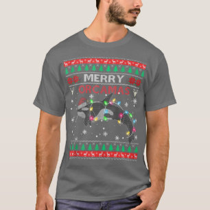 Camiseta Merry OræSanta Claus Killer Whale Fan Ugly Xm