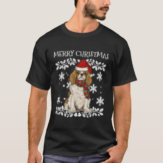 Camiseta Merry Ornament Cavalier King Charles Spaniel Xmas
