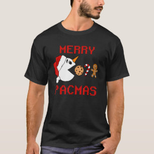 Camiseta Merry Pacmas Snowman Gingerbread Candy Cookie Chri