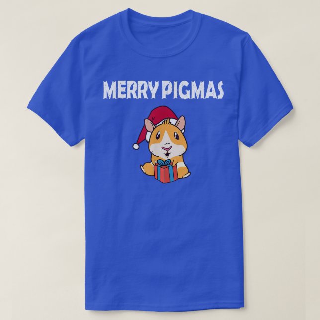 Camiseta Merry Pigmas Face Mask Funny Guinea Pig Christmas  (Diseño del anverso)