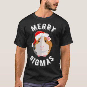 Camiseta Merry Pigmas, Navidades de cerdo guineanos gracios