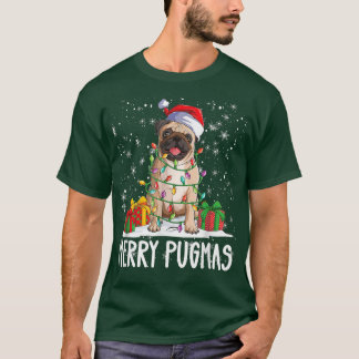 CAMISETA MERRY PUGMAS 2022 NAVIDADES DE PUG DE XMAS FIESTA 