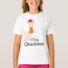 Camiseta Merry Quackmas Navidades personalizado divertido p