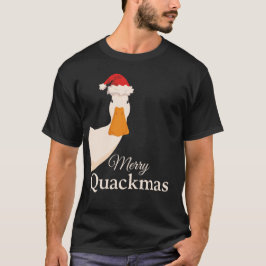 Camiseta Merry Quackmas Navidades personalizado divertido p