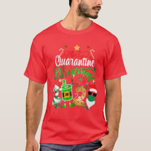 Camiseta Merry Quarantine Navidades 2020 Elf Santa Claus Fa