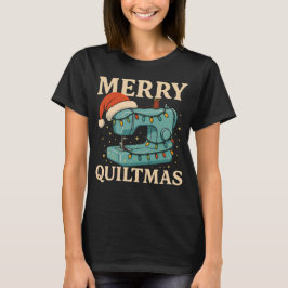 Camiseta Merry Quiltmas Sewing Machine 5