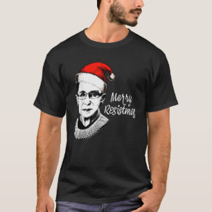 Camiseta Merry Resistmas Shirt RBG Ruth Bader Ginsburg Chri