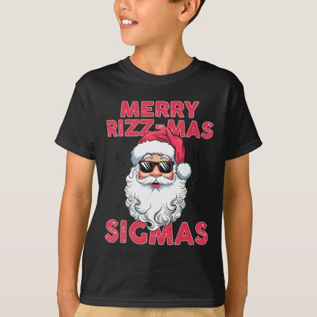 Camiseta Merry Rizz Mas Sigmas Divertidos Navidades de Sant (Anverso)
