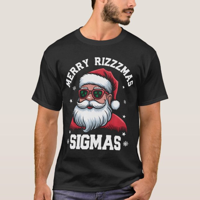 Camiseta Merry Rizz Mas Sigmas Gen Alpha Escuela Media (Anverso)