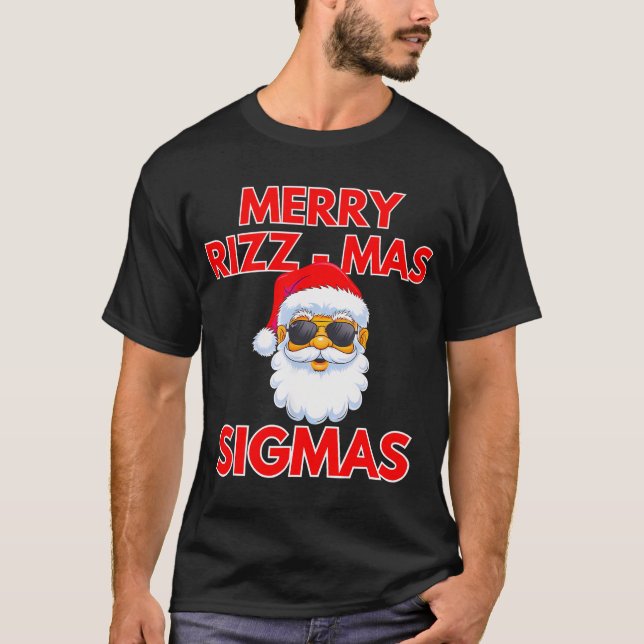 Camiseta Merry Rizz Mas Sigmas Gen Alpha Escuela Media (Anverso)