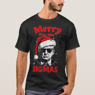 Camiseta Merry Rizz Mas Sigmas Gracioso Gen Alpha X-mas San