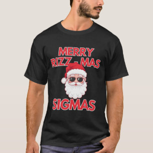 Camiseta Merry Rizz Mas Sigmas Navidades Rizzmas Funny Sant