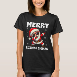 Camiseta Merry Rizzmas Sigmas Skibidi Rizzmas Navidades Riz