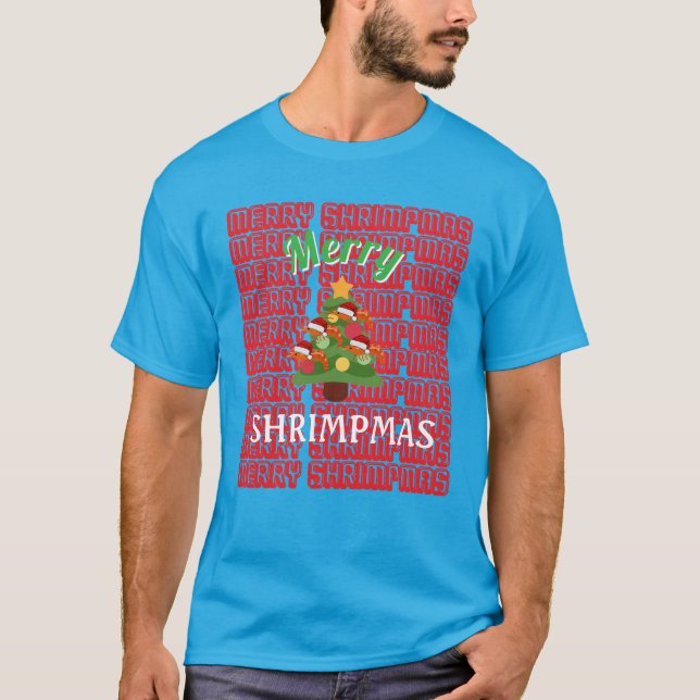 Camiseta Merry Shrimpmas T-shirt (Anverso)