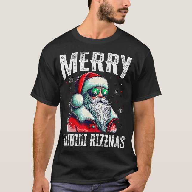 Camiseta Merry skibidi rizzmas (Anverso)