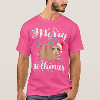Camiseta Merry Slothmas T Navidades Pajama por Slothmas Lov