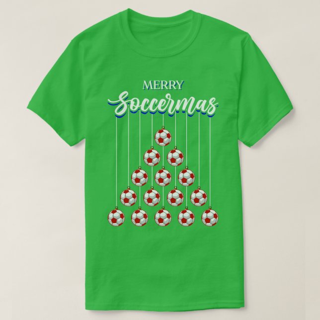 Camiseta Merry Soccermas (Diseño del anverso)