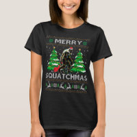 Merry Squatchmas Santa Bigfoot Sasquatch Noches fe