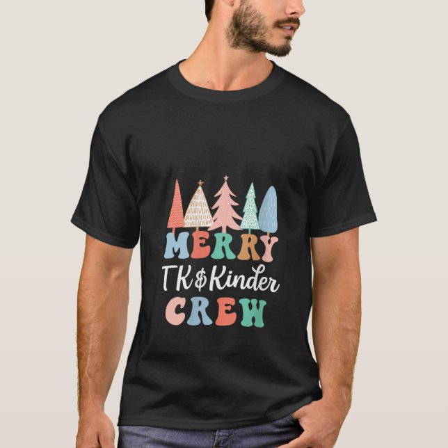 Camiseta Merry TK Kinder Crew Kindergarten profesora Christ (Anverso)
