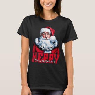 Camiseta Merry Trumpmas Santa Trump Christmas Pajamas Funny