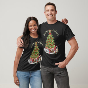 Camiseta Merry Woofmas Diseño de Perro - Boxer