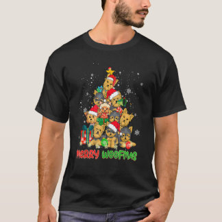 Camiseta Merry Woofmas Merry Christmas For Yorkshire Terrie