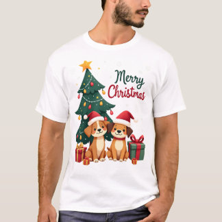 Camiseta Merry Woofmas & Purrfect Christmas