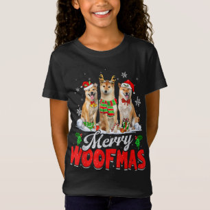 Camiseta Merry Woofmas Shiba Inu Perro Navidades Perro Love