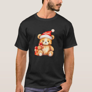 Camiseta Merry xmas santa claus navidades santa hat animal