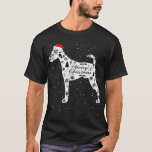 Camiseta Merry Xmas Smooth Fox Terrier Dog Navidades