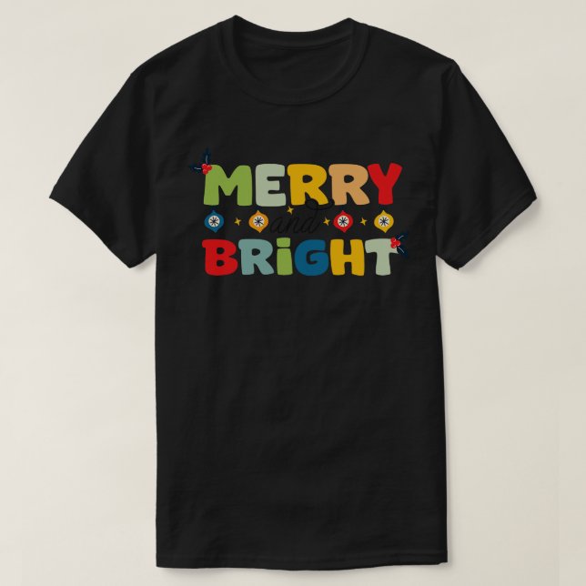 Camiseta Merry y Bright 16 (Diseño del anverso)