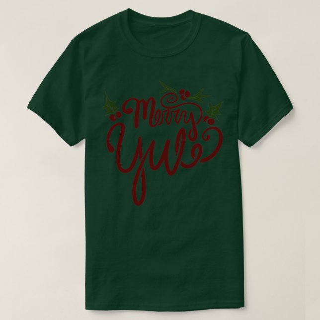 Camiseta Merry Yule (Diseño del anverso)
